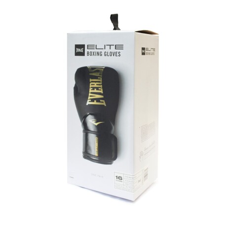 Guantes de Boxeo Everlast Elite 2 negro/dorado