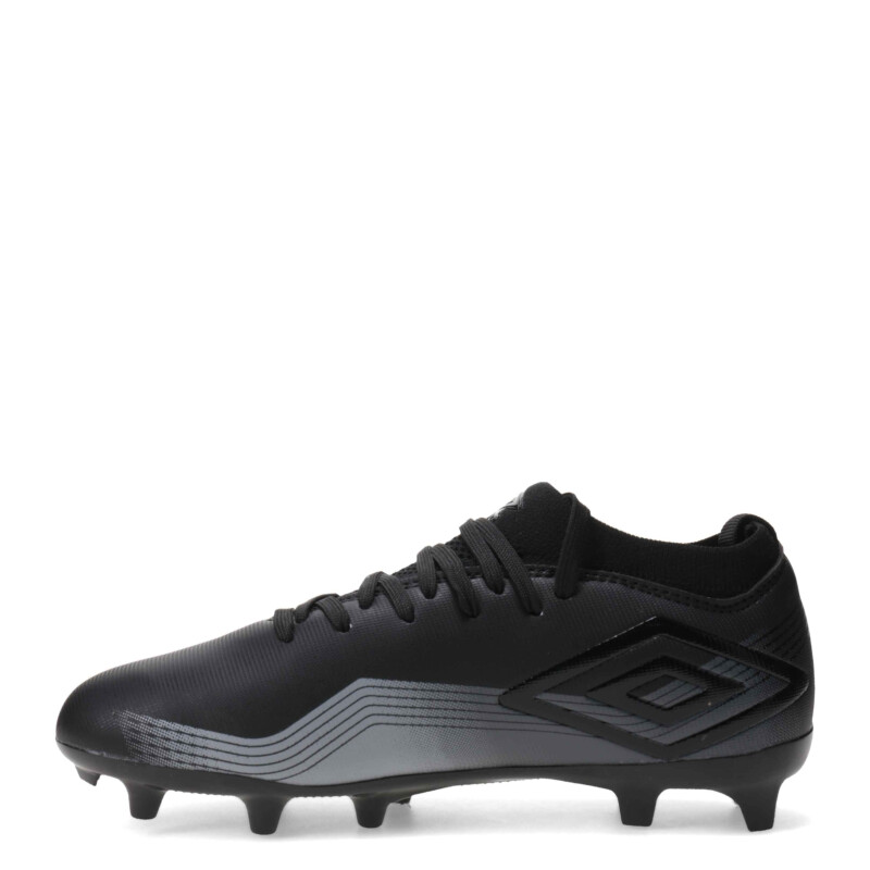 Championes de Fútbol 11 Infantiles Umbro Vibe HG Negro - Gris