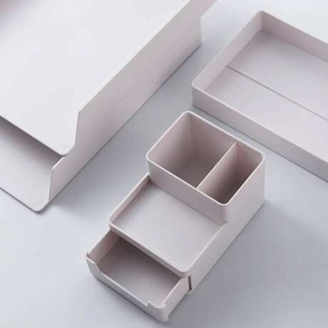 Set Completo Bandeja Organizador Escritorio Pvc Set Completo Bandeja Organizador Escritorio Pvc