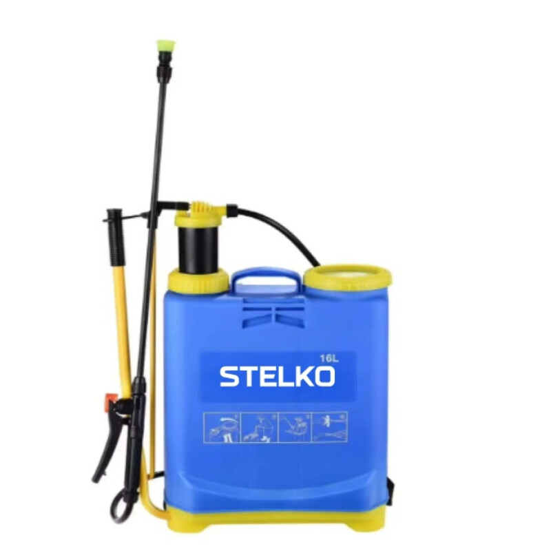 Fumigador Pulverizador Mochila De Jardín 16 Litros Manual Azul