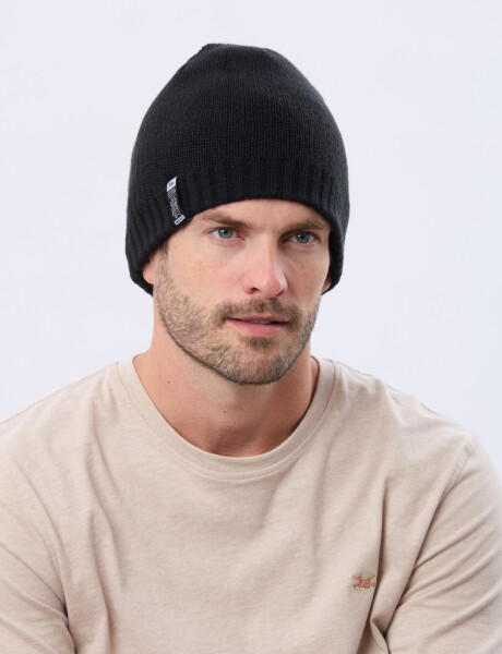 GORRO TEJIDO REVERSIBLE Azul