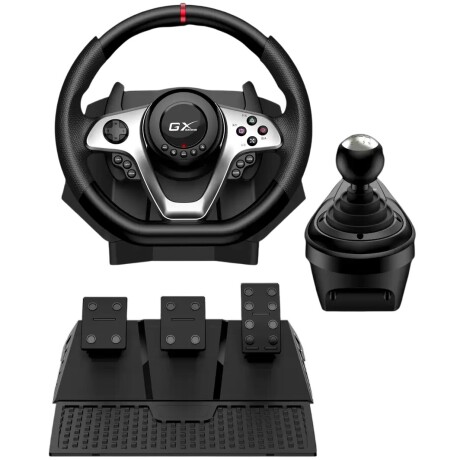 Volante Genius Speedmaster X1 con Vibracion, Pedales y Cambios 001