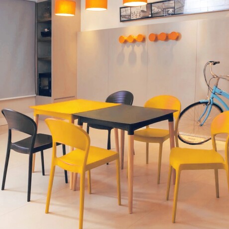 Kit x2 Silla Sissi Tramontina · Cerrada Negra