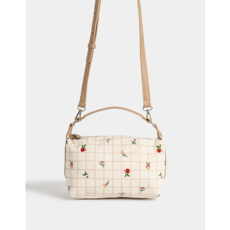 Bandolera Canvas Flores Estampado Flores