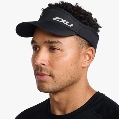 Gorra Running Run Visor Unisex Black/black