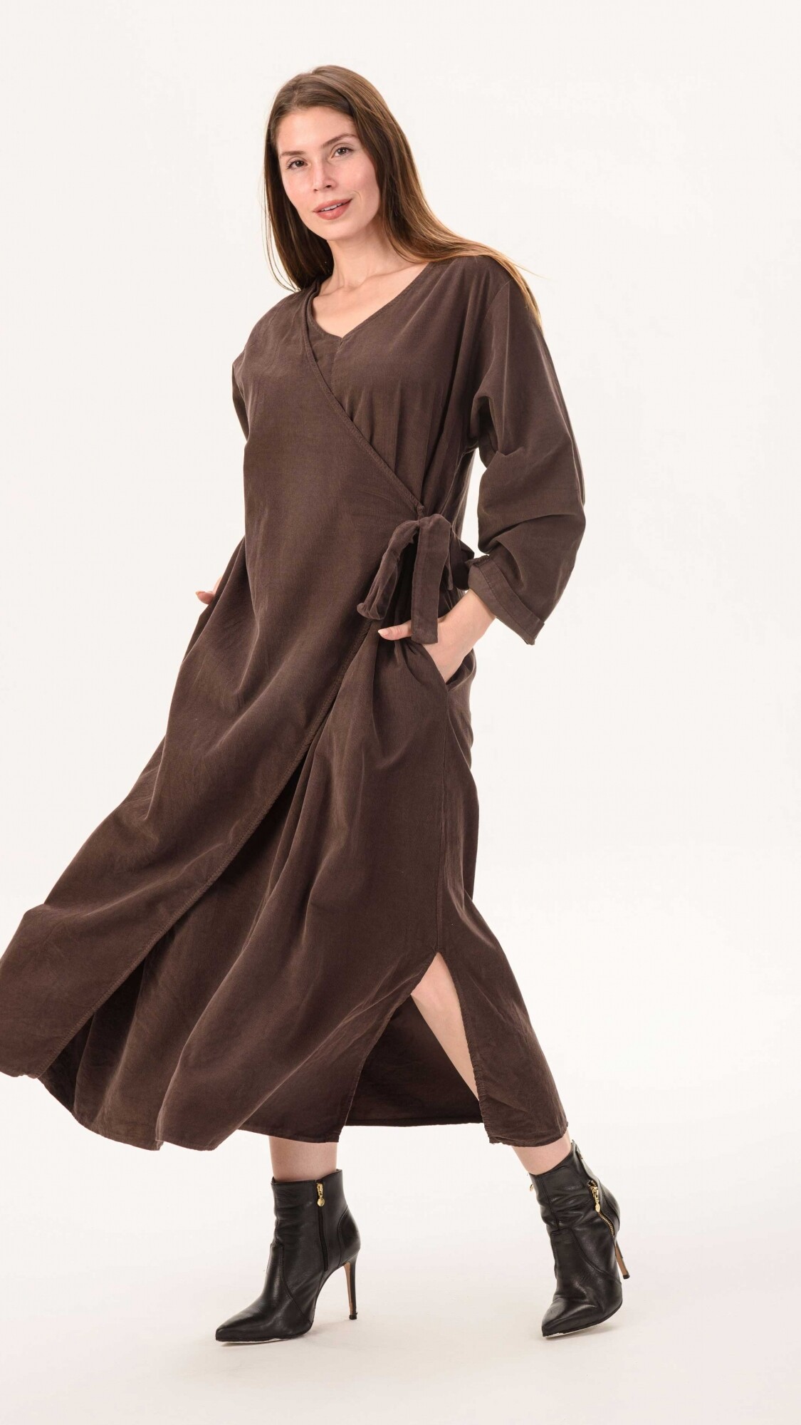 Vestido Asti chocolate