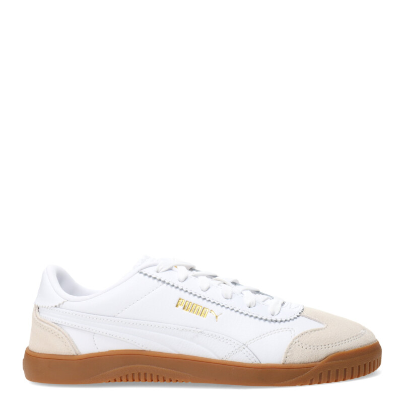 Championes de Hombre Puma Club 5V5 Lux Blanco - Gris - Dorado