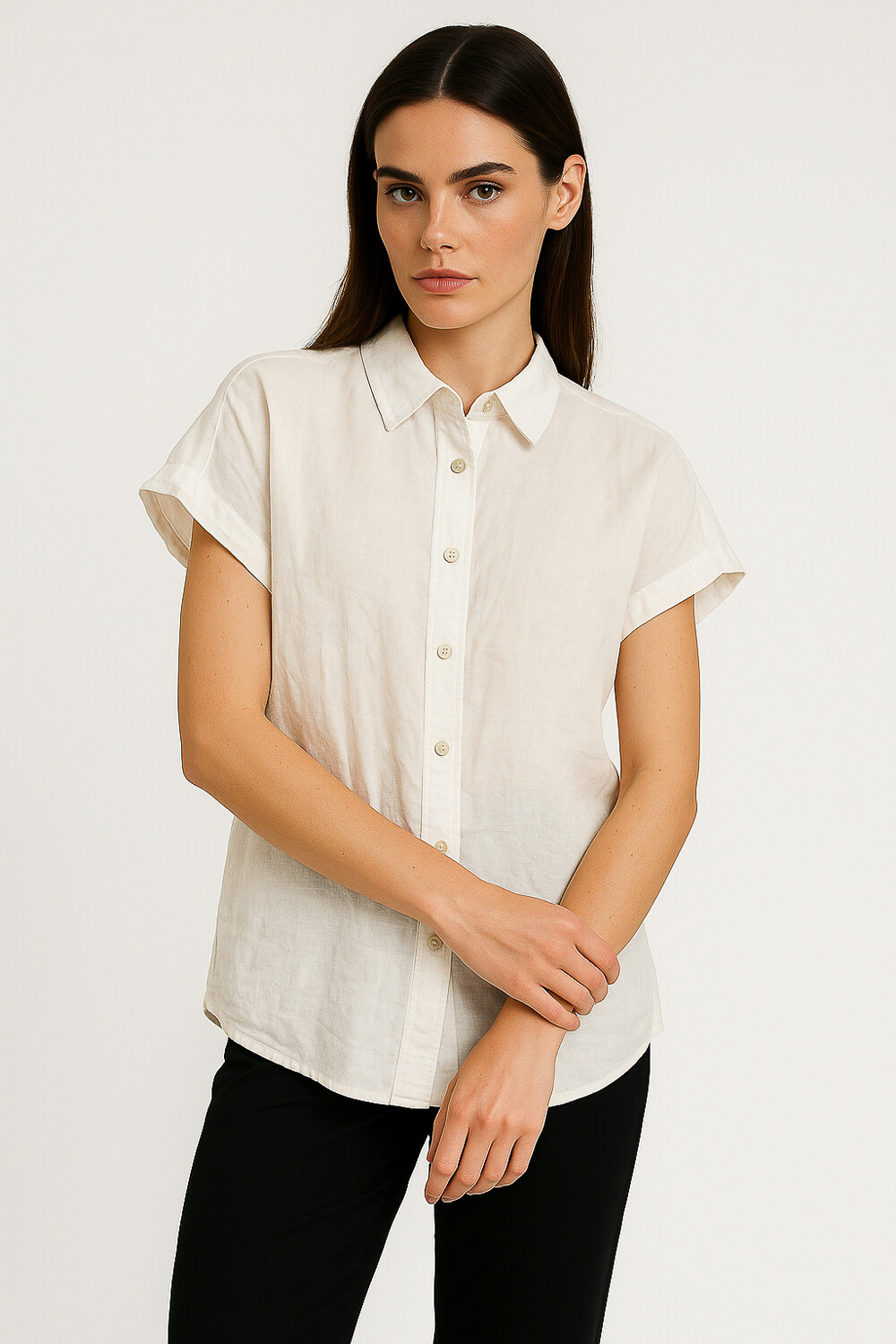 Camisa Sonni Beige Oscuro