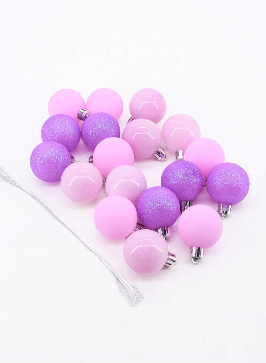 CHIRIMBOLOS 18 PCS - LILA 