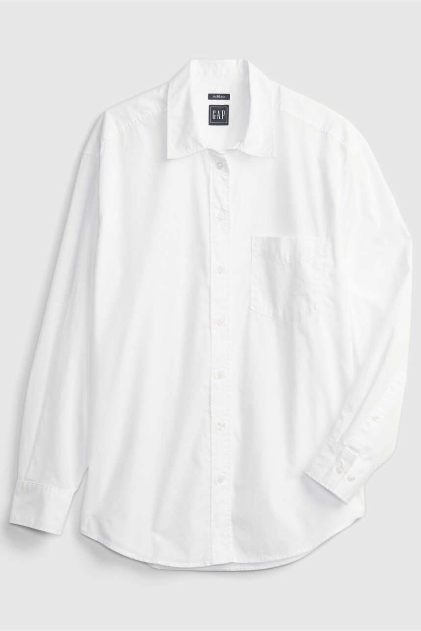Camisa Big Mujer Optic White