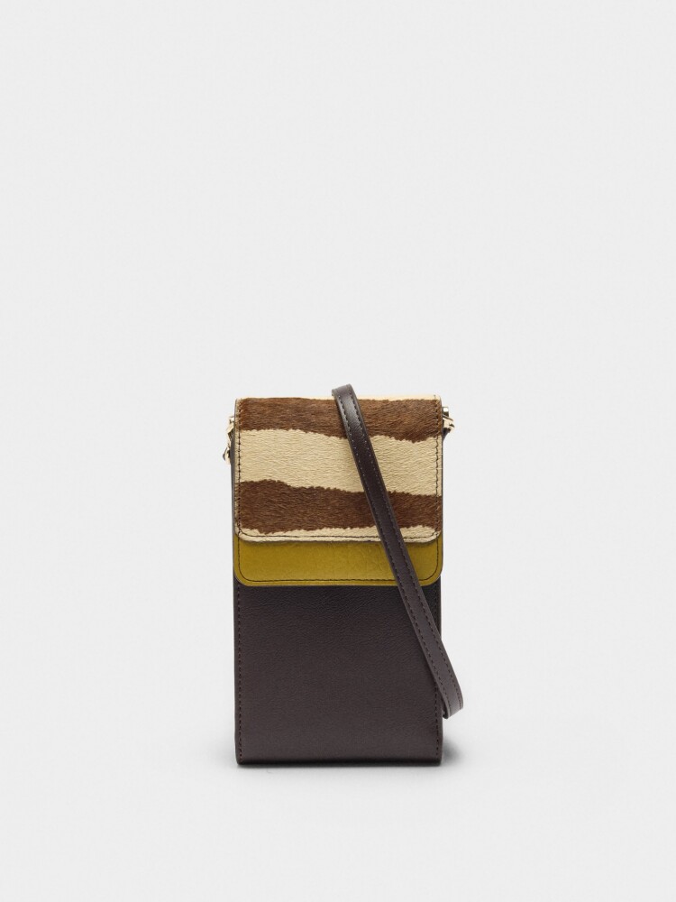 Bolso Para Móvil De Piel multicolor