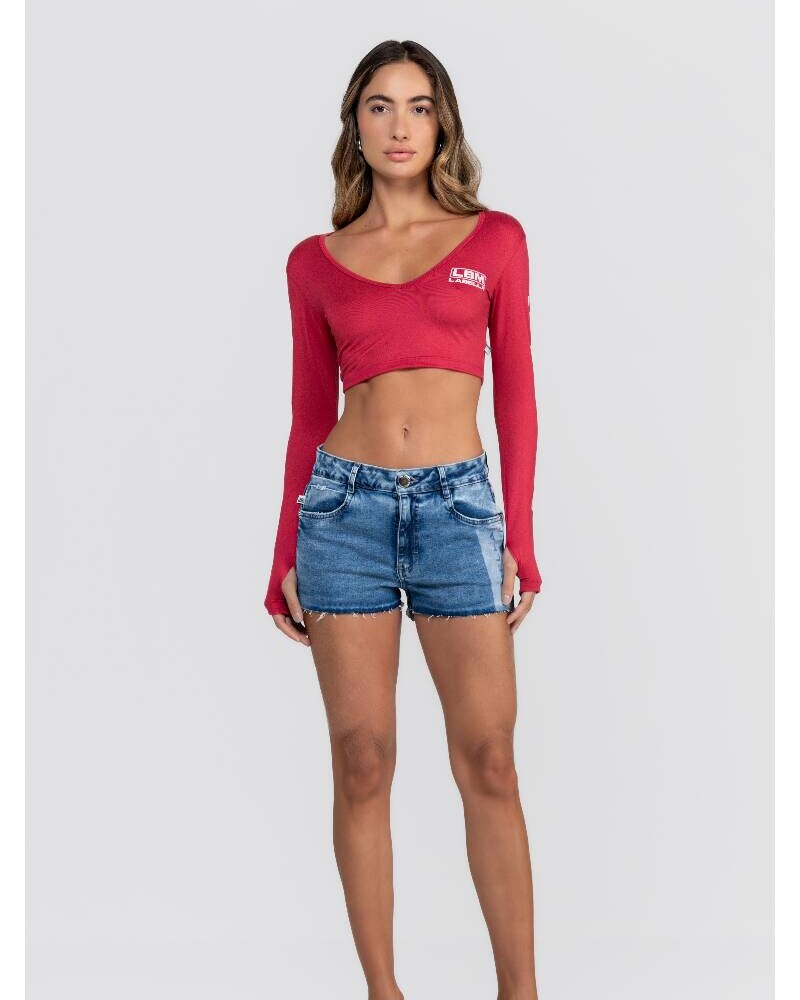 TOP ROJO Rojo