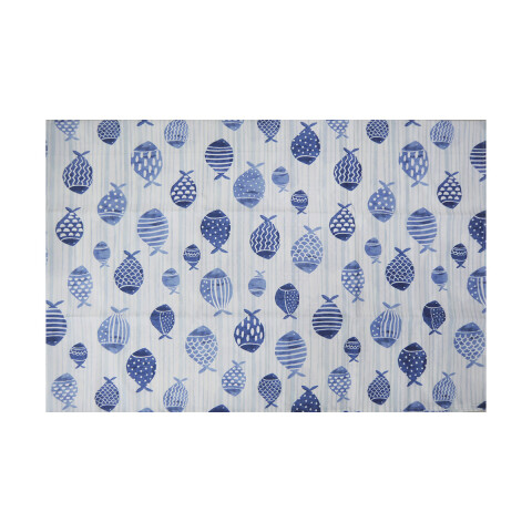Mantel Waterproof Home Class 140 x 260 cm Peces
