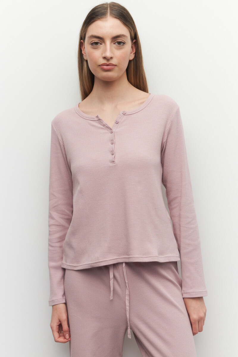 REMERA CORAL - Rosa Viejo 