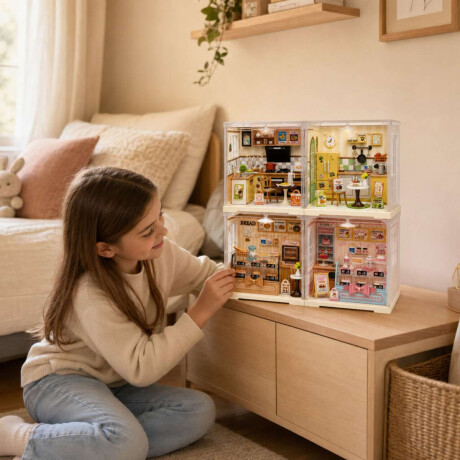 Casita en miniatura para armar Verde