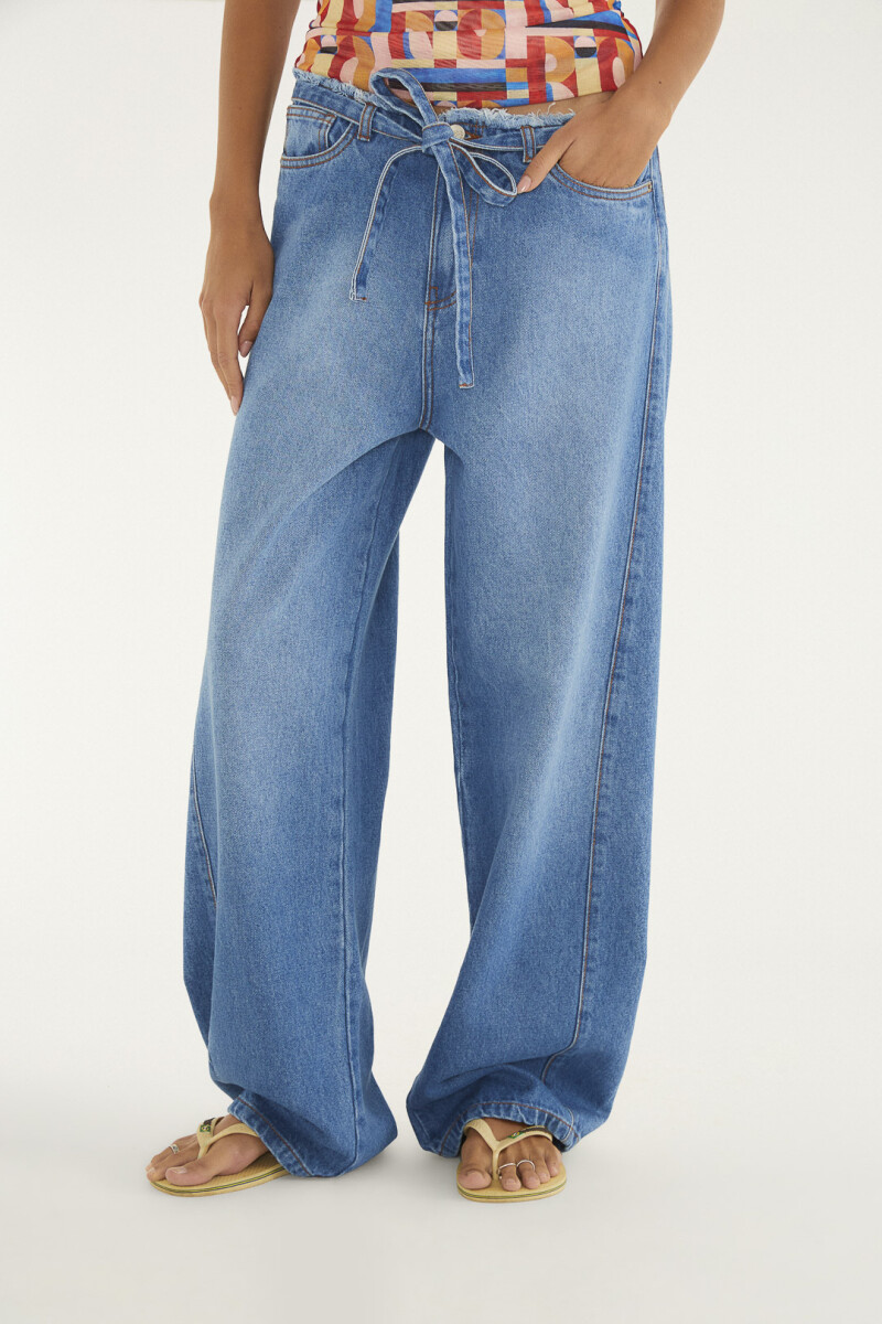 DENIM ANCHO Azul