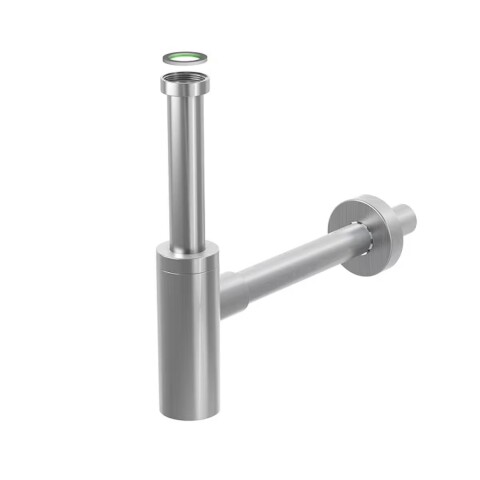 Sifón botella lavatorio inoxmater 1.1/4 acero satinado BONOMINI Sifón Botella Lavatorio Inoxmater 1.1/4 Acero Satinado Bonomini