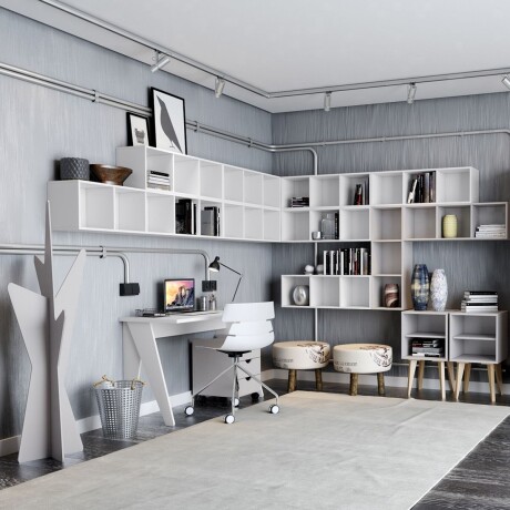 Estantería Morris 5 Nichos - Maderado 001