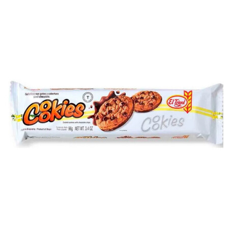 GALLETA BAÑADA COOKIES C/CHIPS 96G EL TRIGAL GALLETA BAÑADA COOKIES C/CHIPS 96G EL TRIGAL