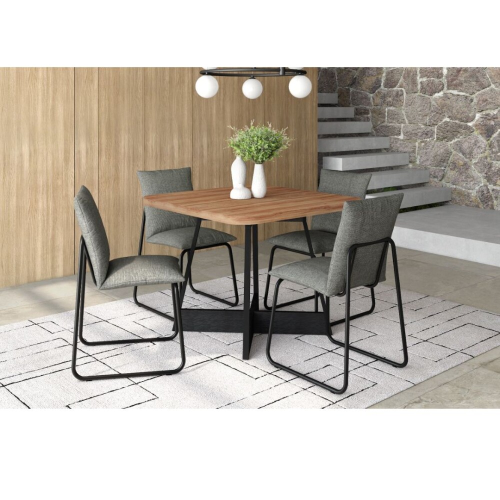 Juego de Comedor Atria Cuadrada 4 Sillas Juego de Comedor Atria Cuadrada 4 Sillas