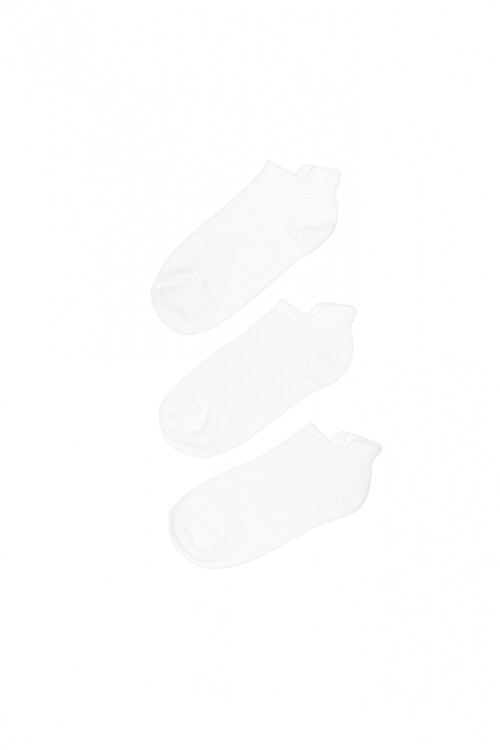 Media Pack x3 Deportiva Blanco