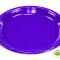 Plato Biodegradable 17cm x10Un Morado