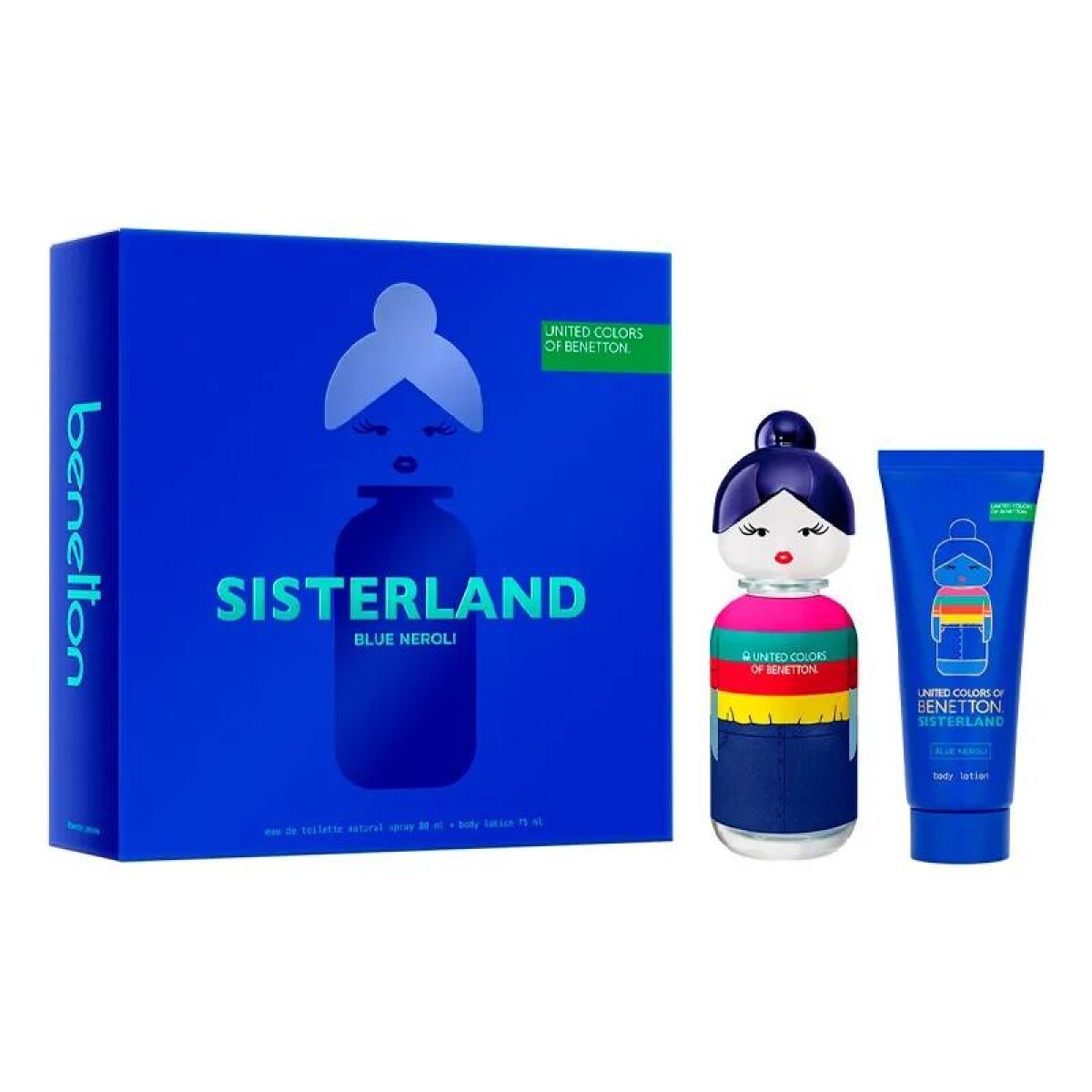 BENETTON- SISTER NEROLI EDT 80ML+BL75 