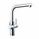 Griferia De Mesada Cocina Monocomando Cromo Clever 2 Salidas Combinadas Para Filtro