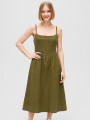 Vestido Mikra Verde Oliva