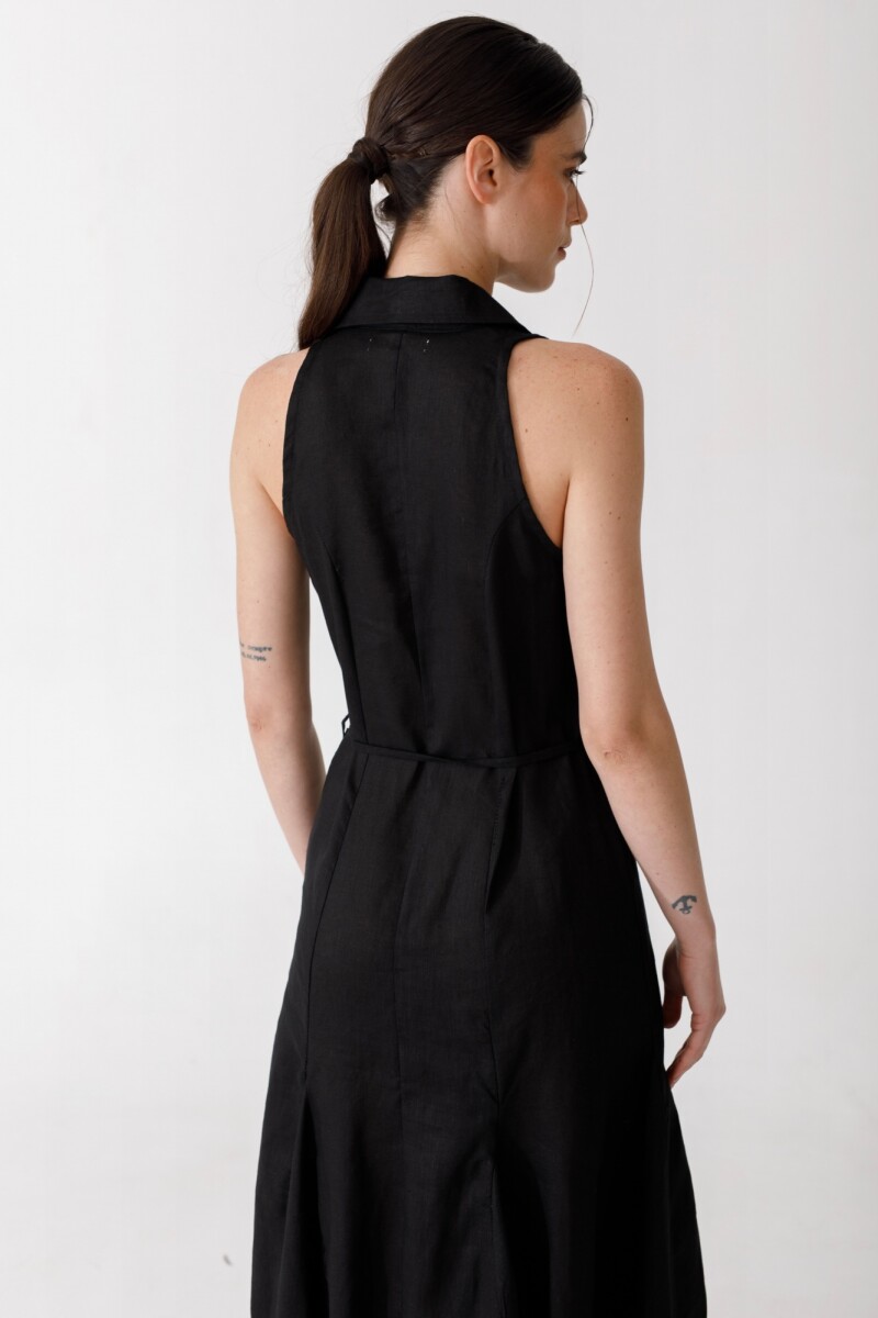 VESTIDO ZIP Negro