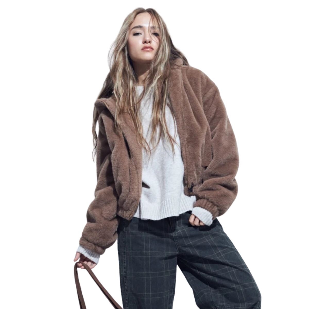CAMPERA TIPPED S/L - TOSTADO 