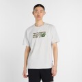 Remera New Balance de Hombre -Athletics Relaxed - MT51900AHH GREY