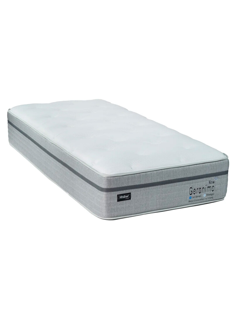 New Geronimo COLCHON DE RESORTES PLAZA Y MEDIA NEW GERONIMO118X198X32