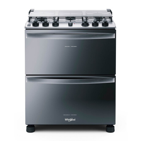 COCINA WHIRLPOOL GAS GRIS WFD5NARRUW