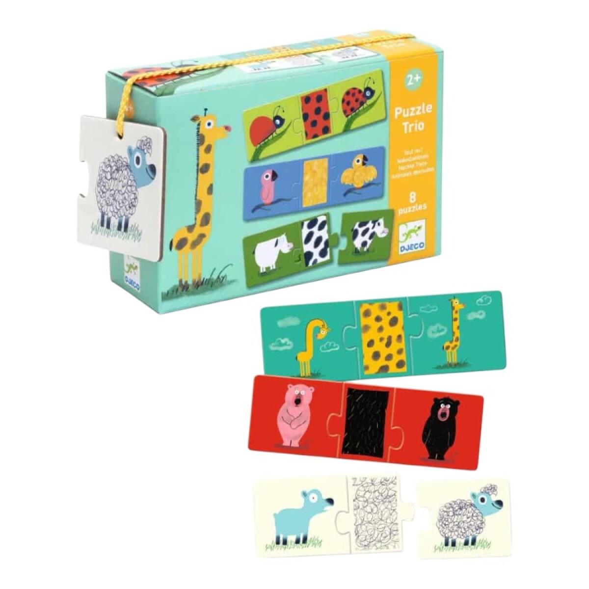 Puzzle Trío Djeco 8 Puzzles 