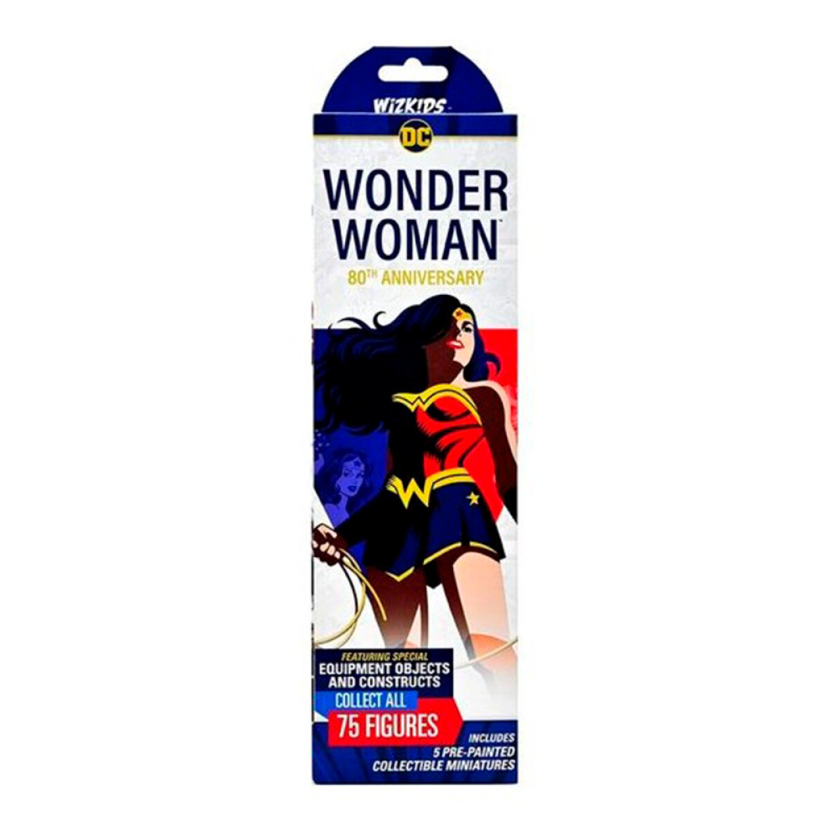 HeroClix! DC Comics Wonder Woman 80th Anniversary Booster(Incluye 5 figuras aleatorias) 