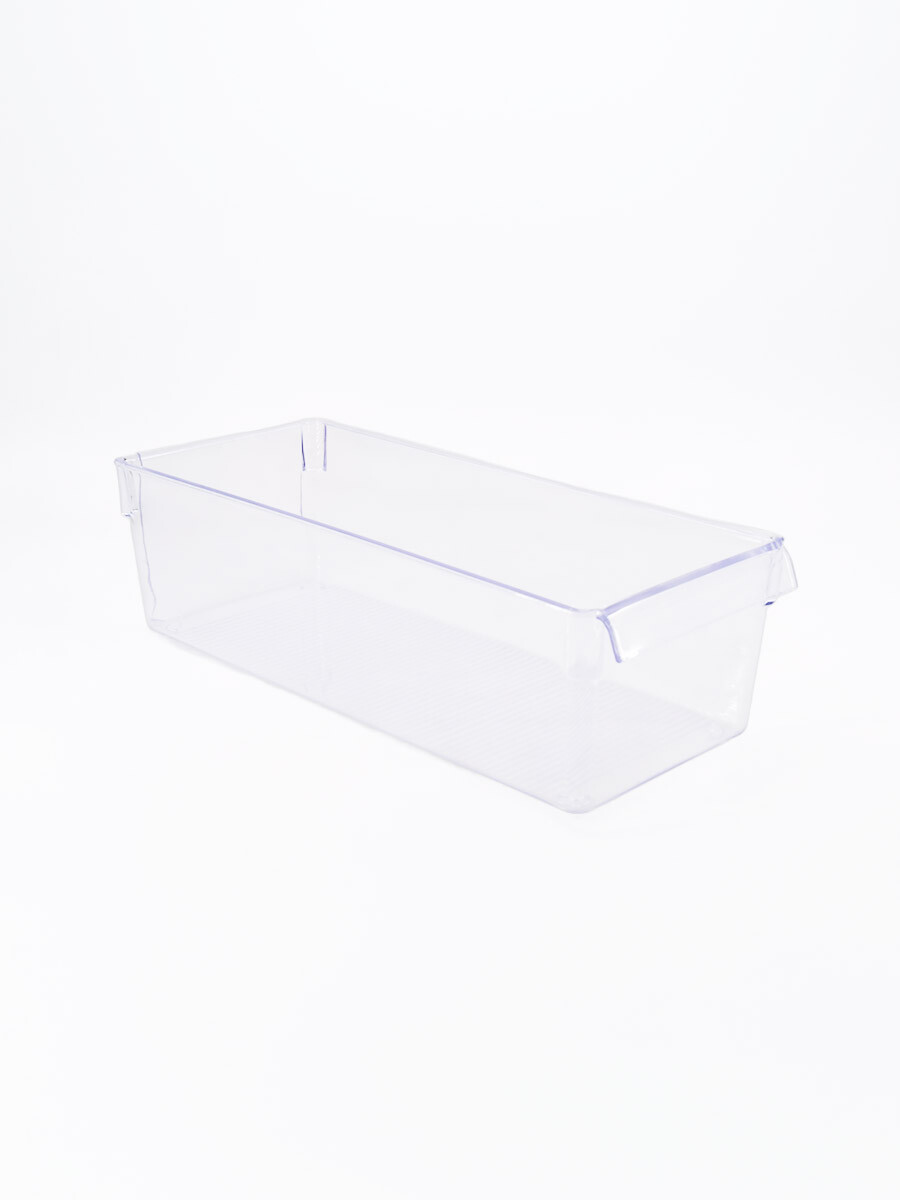 CAJA ORGANIZADORA M 36X15X10CM - TRANSPARENTE 