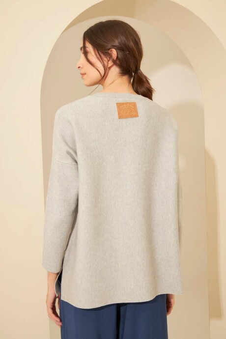 SWEATER AVA GRIS CLARO