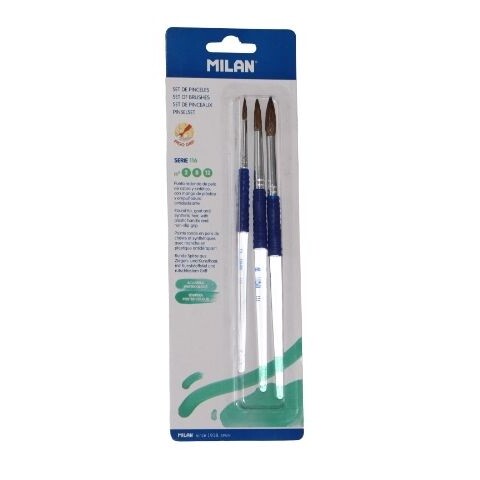 PINCELES MILAN SERIE 116 TAMAÑO Nº 2, 8 Y 12 PINCELES MILAN SERIE 116 TAMAÑO Nº 2, 8 Y 12