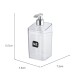 Dispensador de jabón 350ml TRANSPARENTE
