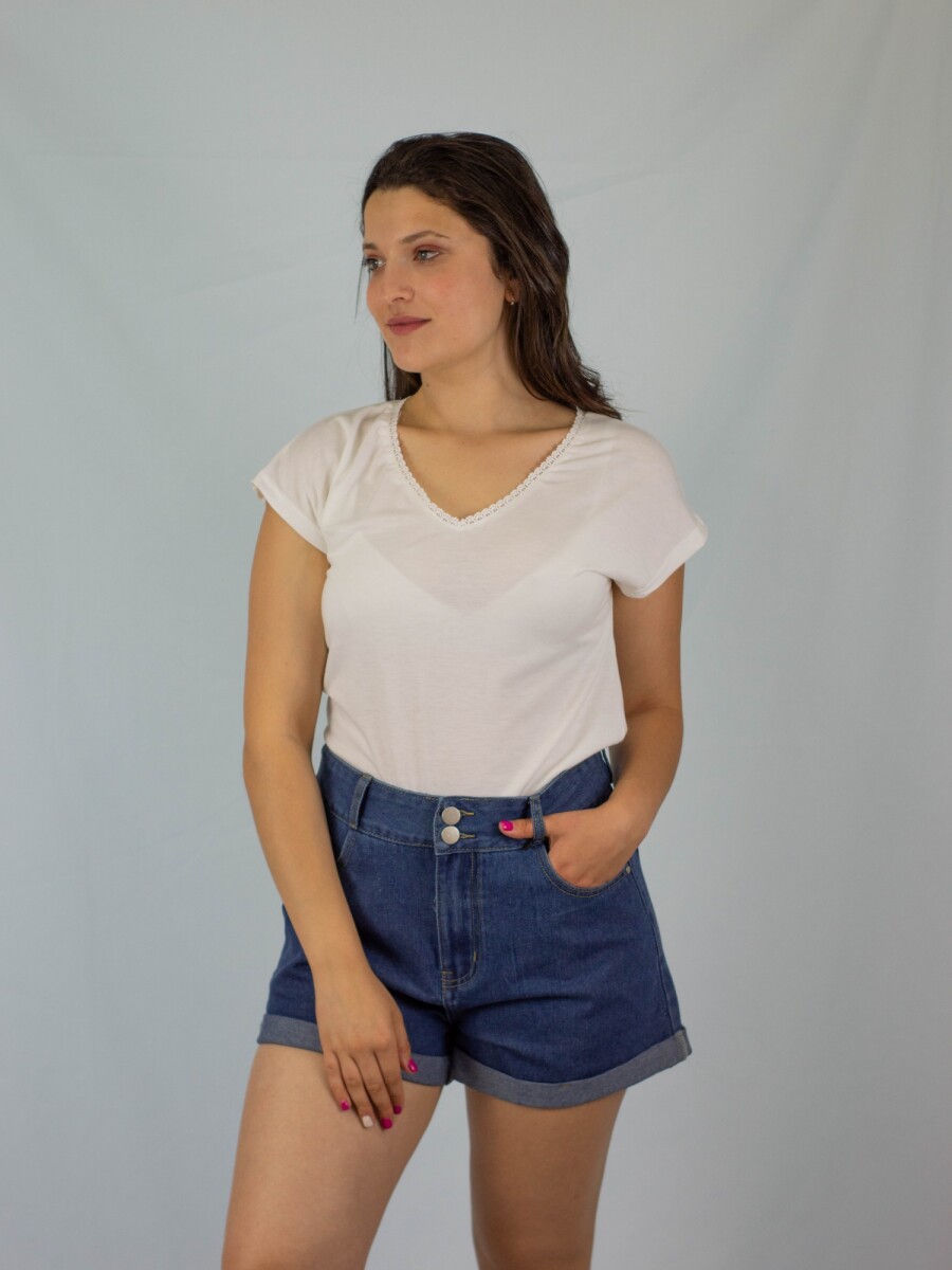 Remera Lumière - Off White 