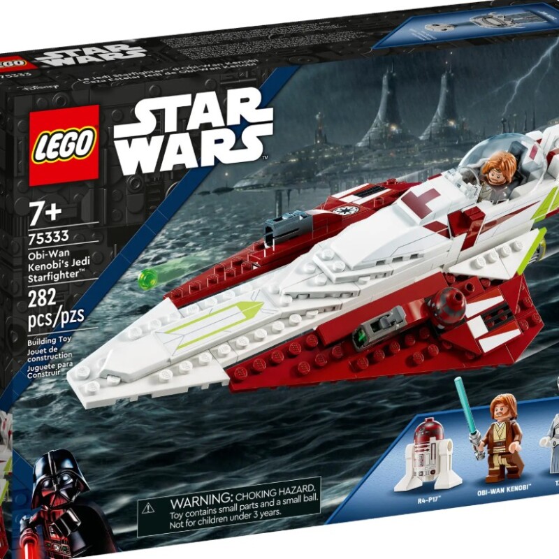 Lego 75333 Star Wars, juguete Obi-wan Jedi Starfighter Lego 75333 Star Wars, juguete Obi-wan Jedi Starfighter