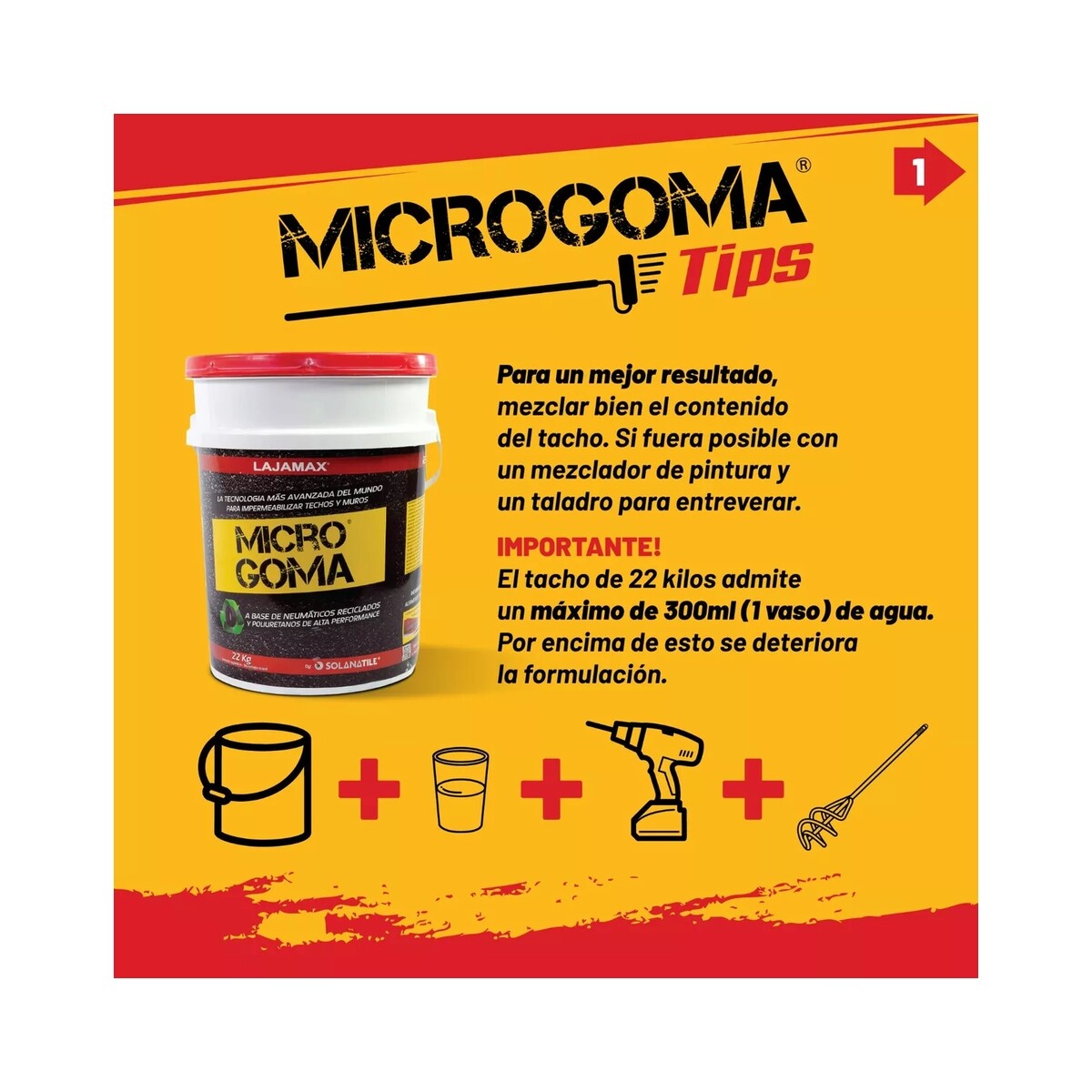 Impermeabilizante membrana MICROGOMA Gris 4.4 kg 