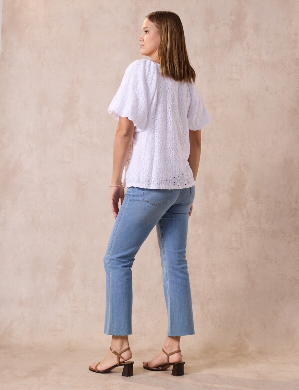 Blusa Broderie BLANCO