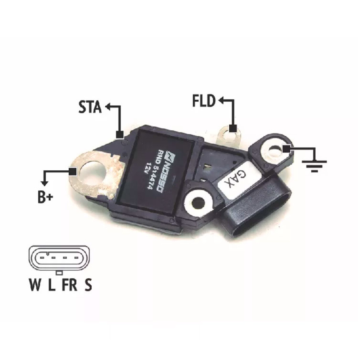 REGULADOR VOLTAJE - 12V UNIVERSAL DELCO 24SI SERIES NOSSO 