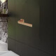 TOALLERO CORTO METAL CHALTEN BRONCE ROSE GOLD BRILLO BRONCE-ROSE GOLD
