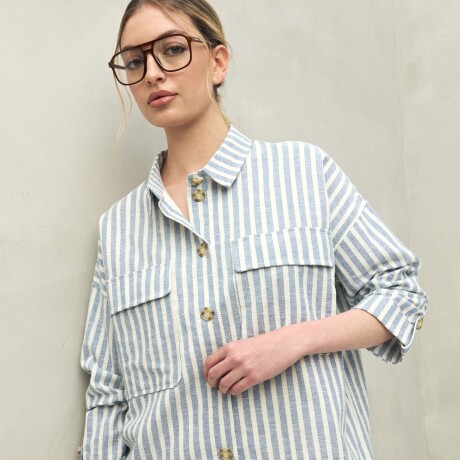 CHAQUETA PRUGA Rayas