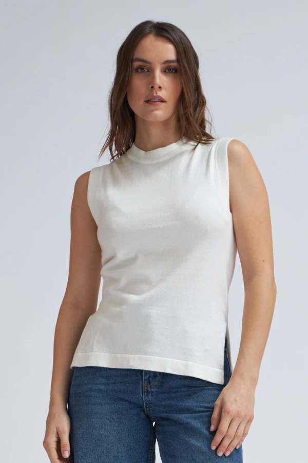 Top tejido Blanco