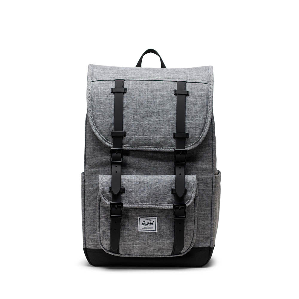 Herschel Little America Mid Backpack Raven Crosshatch