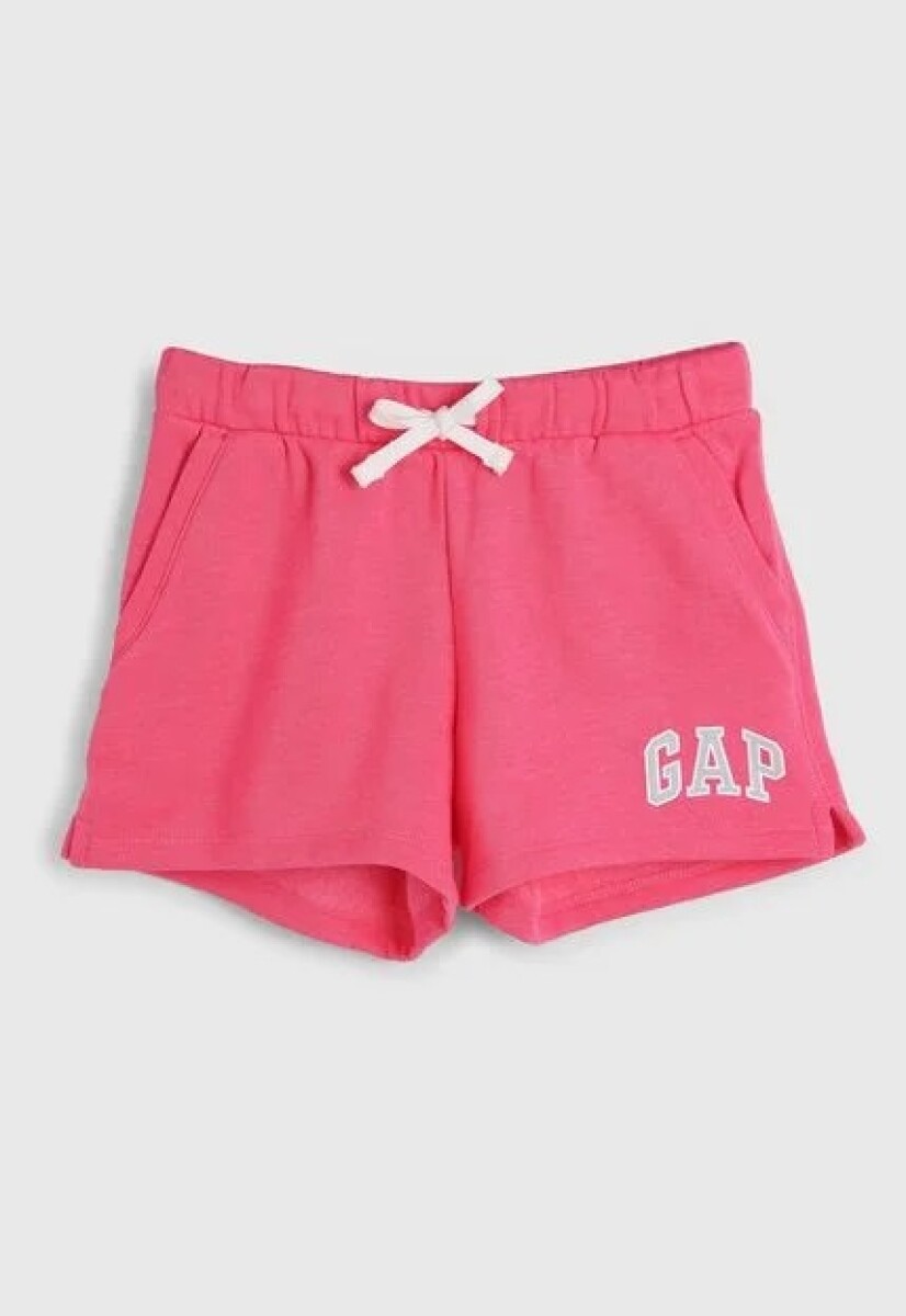 Short Deportivo Logo Gap Niña - Pink Jubilee Nylon On 